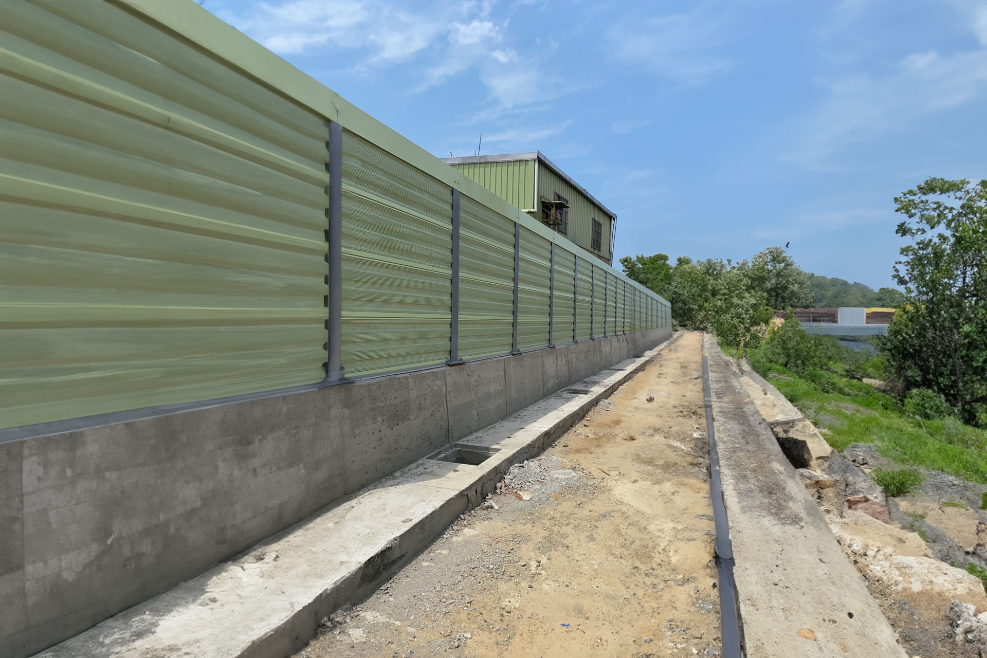 寶山竹13道路擴寬隔音牆